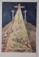 Religione - Risorti Col Cristo, Cercate I Beni Celest, Gustate Le Dilizie Di Lassù - Arte Painting Golgota Via Crucis - Sonstige & Ohne Zuordnung