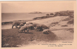 56 PENESTIN-sur-MER      Un Joli Coin Du Bile- Au Large,l'Ile Bacchus.    TB  PLAN. ENV.    1940.   RARE - Pénestin