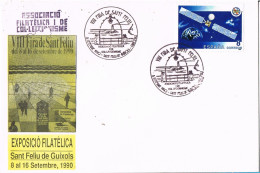 54598. Carta SAN FELIU De GUIXOLS (Gerona) 1990. VIII Feria De Sant Feliu - Covers & Documents