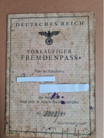 Document Historique. DEUTSCHES REICH. PASSEPORT. Deuxième Guerre Mondiale.  Waffen SS - Documenti