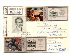 URSS - Affranchissement Sur Lettre Recommandée LENINGRAD V-26 - Storia Postale