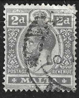 MALTA - 1914 - GIORGIO V - 2 D - USATO (YVERT 45 - MICHEL 44) - Malte