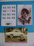 Lot 3 Cp RENAULT Dauphine 4 CV  Twingo 2 - Sammlungen & Sammellose