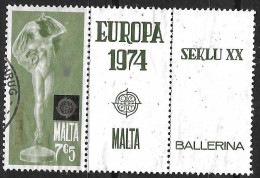 MALTA - 1974 - EUROPA - 7C5 - USATO CON BANDELLA (YVERT 491 - MICHEL 496) - Malte