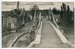 CPA Non écrite * L'ILE BOUCHARD Le Nouveau Pont Sur Le Bras Droit De La Vienne A Côté Pont Suspendu Qui Va être Démoli - L'Île-Bouchard