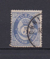 NORVEGE 1877 TIMBRE N°24 OBLITERE - Used Stamps