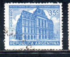 ARGENTINA 1945 POST OFFICE BUENOS AIRES 35c  USED USADO OBLITERE' - Gebraucht