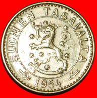 * PINE TREE (1952-1962): FINLAND  20 MARKS 1954H DIE B! · LOW START · NO RESERVE! - Finlandia