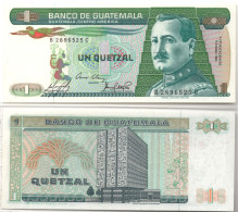 Guatemala 1 Quetzal 1985 Or 1989 P-66 UNC - Guatemala