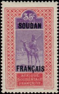 SOUDAN -  Targui Nomade Sur Dromadaire (Camelus Dromedarius) Surimprimé - Unused Stamps