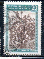 ARGENTINA 1935 1951 1936 COTTON 20p USED USADO OBLITERE' - Gebruikt