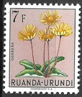 RUANDA URUNDI - 1953 - FIORI - 7 FR. - NUOVO MNH** (YVERT 192 - MICHEL 148) - Nuovi