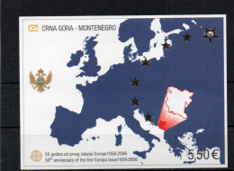 EUROPA - MONTENEGRO - 2006 - EUROPA STAMP ANNIVERSARY S/SHEET MINT NEVER HINGED ,SG £22 - Idées Européennes