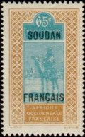 SOUDAN -  Targui Nomade Sur Dromadaire (Camelus Dromedarius) Surimprimé - Unused Stamps