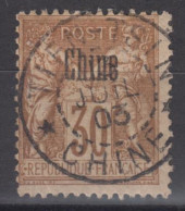 FRENCH POST IN CHINA 1894 - Stamp With Overprint - Used Stamps