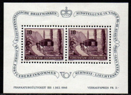 Liechtenstein 1946 - Mi.Nr. Block 4 - Postfrisch MNH - Blocs & Feuillets