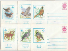 PS 771/1981 - Mint, ЕXPO'81: Hunting Animals, Full Complete Ot 27 Covers, Post. Stationery - Bulgaria(5 Scan) - Covers