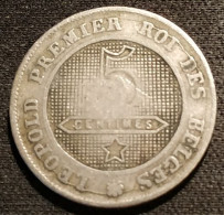 BELGIQUE - BELGIUM - 5 CENTIMES 1862 - Légende FR - Léopold Ier - KM 21 - 5 Cent