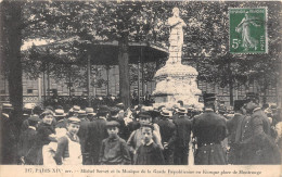 PARIS-75014- MICHEL SERVET ET LA MUSIQUE DE LA GARE REPUBLICAINE AU KIOQUE PLACE DE MONTROUGE - District 14