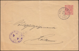 Dienstumschlag DU 13 AIb Amtsgericht GAILDORF10.3.1894 Nach HEILBRONN 13.3.94 - Enteros Postales