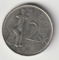 SLOVAKIA 2002: 2 Koruna, KM 13 - Slowakei