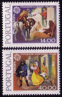 Europaunion CEPT 1979 Portugal 1441-1442x (normales Papier), Satz ** / MNH - Autres & Non Classés