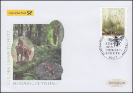 3411 Umweltschutz: Biologische Vielfalt, Schmuck-FDC Deutschland Exklusiv - Covers & Documents