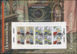 3132-3134 Grimms Märchen: Dornröschen - Numisblatt 1/2015 - Numismatische Enveloppen