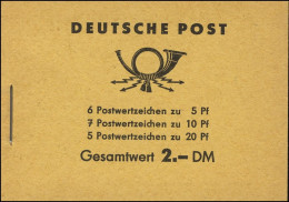 MH 3b1.22 Fünfjahrplan 1961, 4 PLF Schraffenbrüche & Fleck & Farbausfüllung ** - Postzegelboekjes