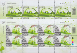 Zypern (griechisch) 1348-1349A Europaunion CEPT Umwelt - Kleinbogen-Satz **/MNH - Other & Unclassified