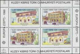 Zypern (türkisch) Block 8 Europaunion CEPT Postalische Einrichtungen, ** / MNH - Other & Unclassified