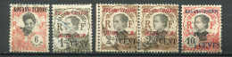 26414 Kouang-Tchéou N°35/6, 39, 61° Timbres D'Indochine De 1919-23 Surchargés 1919-23  B/TB - Gebraucht