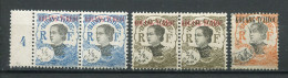 26413 Kouang-Tchéou N°53/4,59**/° Timbres D'Indochine De 1922-23 Surchargés 1923  B/TB - Neufs