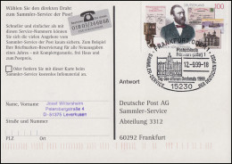 1912 Stephan Auf AK Reichspostamt SSt Frankfurt/Oder Denkmal Postgebäude 12.9.99 - U.P.U.