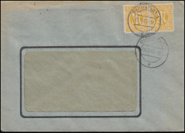 AM-Post 2x 6 Pf. MeF Fensterbrief DARMSTADT 1 V - 6.12.45 - Covers & Documents