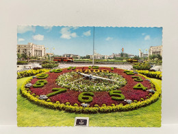 THE RADO FLOWER CLOCK, At Rizal Park, Manila PHILIPPINES Postcard - Filippine