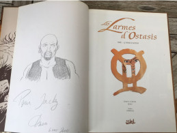 Les Larmes D'Ostasis  1 Le Phare D'alveona EO DEDICACE BE Soleil 10/2000 Ouali (BI2) - Autographs