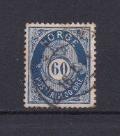 NORVEGE 1894 TIMBRE N°57A OBLITERE - Usados