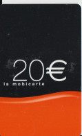 TC19 - 6 RECHARGES MOBI 20€, Differents Modèles Pour 1 Euro - Kaarten Voor De Telefooncel (herlaadbaar)