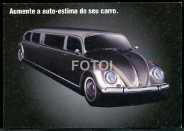 VW VOLKSWAGEN BEETLE KAFER LIMOUSINE CAR VOITURE POSTCARD - PKW