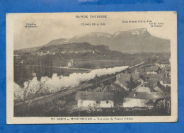 CPA - 73 - Arbin Et Montmélian - Vue Prise Du Prieuré D'Arbin - (Passage D'un Train à Vapeur) - Circulée - Montmelian