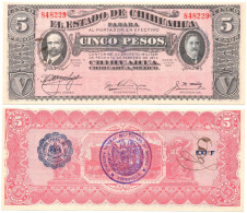 Mexico Revolutionary Issue 5 Peso 1914 El Estado De Chihuahua UNC - Mexiko