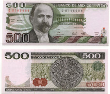 Mexico 500 Pesos 1981 P-79 Serie AV UNC - Mexico