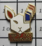 116B Pin's Pins / Beau Et Rare / SPORTS / CLUB JUDO CREFOP STRASBOURG - Judo