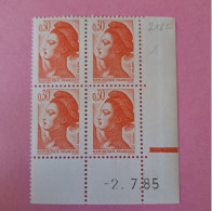 N°2182 Type Liberté 30c. Orange - 02.07.85 - Neuf ** - 1980-1989