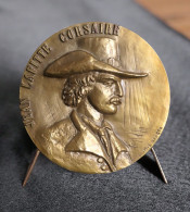 Médaille Jean LAFITTE CORSAIRE Nouvelle Orleans 1815 Bronze Florentin - Altri & Non Classificati