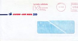 Nouvelle Calédonie-EMA  (machine SL 0003)-08/06/1988-Hachette Calédonie-BP E2 Noumea - Cartas & Documentos