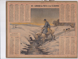 Calendrier Almanach Complet 1912 -pas Sur Delc.- Changement De Foret - Oberthur Rennes ?- - Grossformat : 1901-20