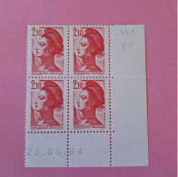 N°2319 Type Liberté 2.10 F. Rouge - 23.08.84 - Neuf ** Cote 2024 5€ - 1980-1989