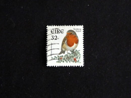 IRLANDE IRELAND EIRE YT 980c OBLITERE - ROUGE GORGE OISEAU BIRD VOGEL - Used Stamps